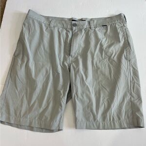 Travis Mathew Carlsbad 9” Golf Shorts Light Gray Size 36